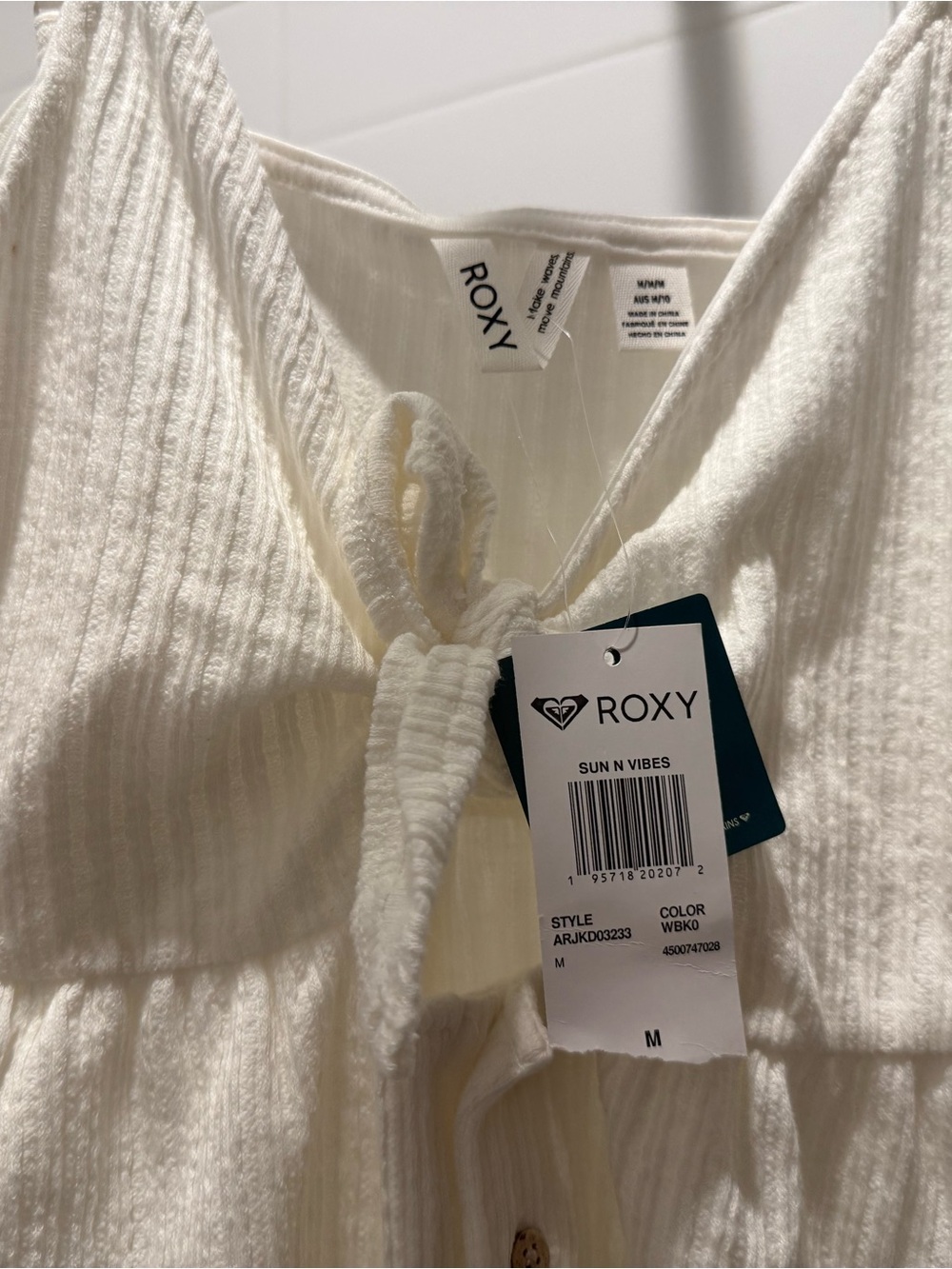 White Roxy romper - Picture 2 of 4